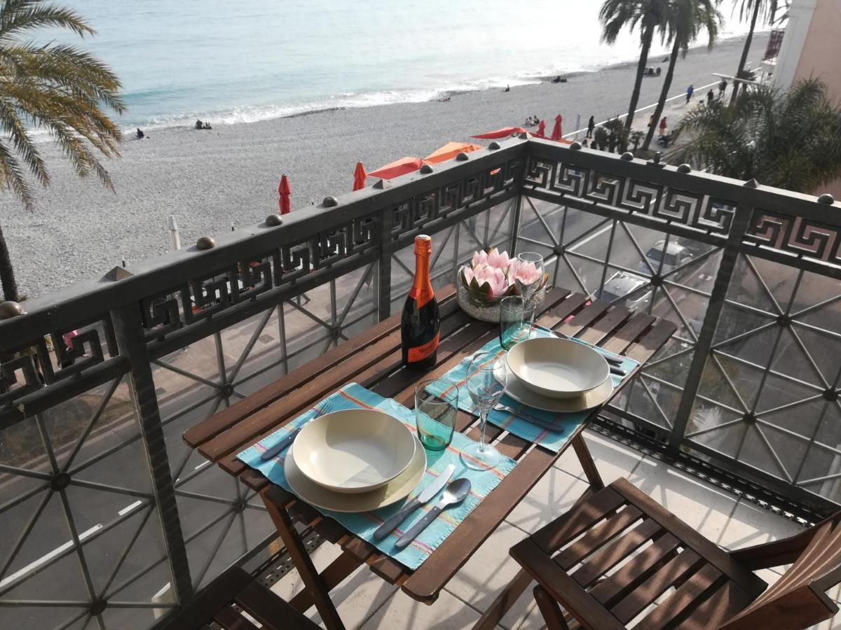 Villa Azzurra Menton Apt Luxe, Front Mer, 4Th Floor Of 5, Wifi, Tvsat, Climate エクステリア 写真
